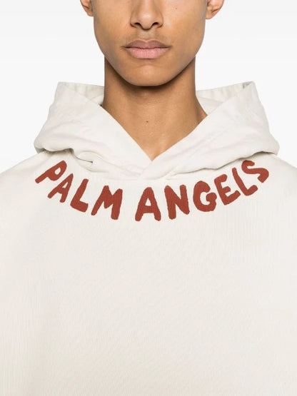 PALM ANGELS || Seasonal Logo-Print Hoodie For Men