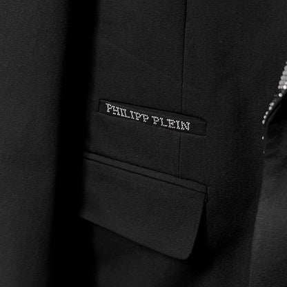 PHILIPP PLEIN || Blazer Lord Fit Swarovski Leopard Design