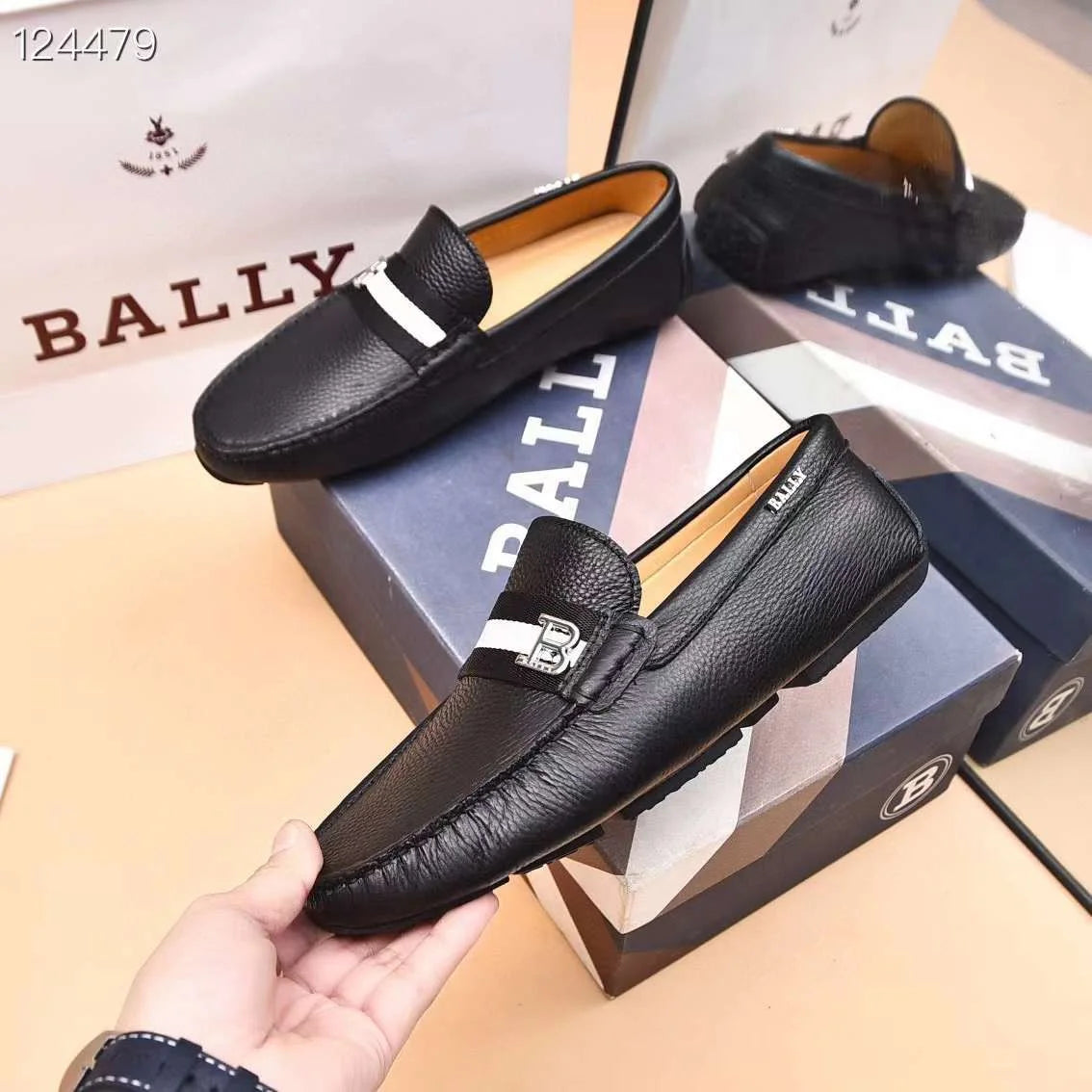 BALLY || Philip Slip-On Black Loafers For Men