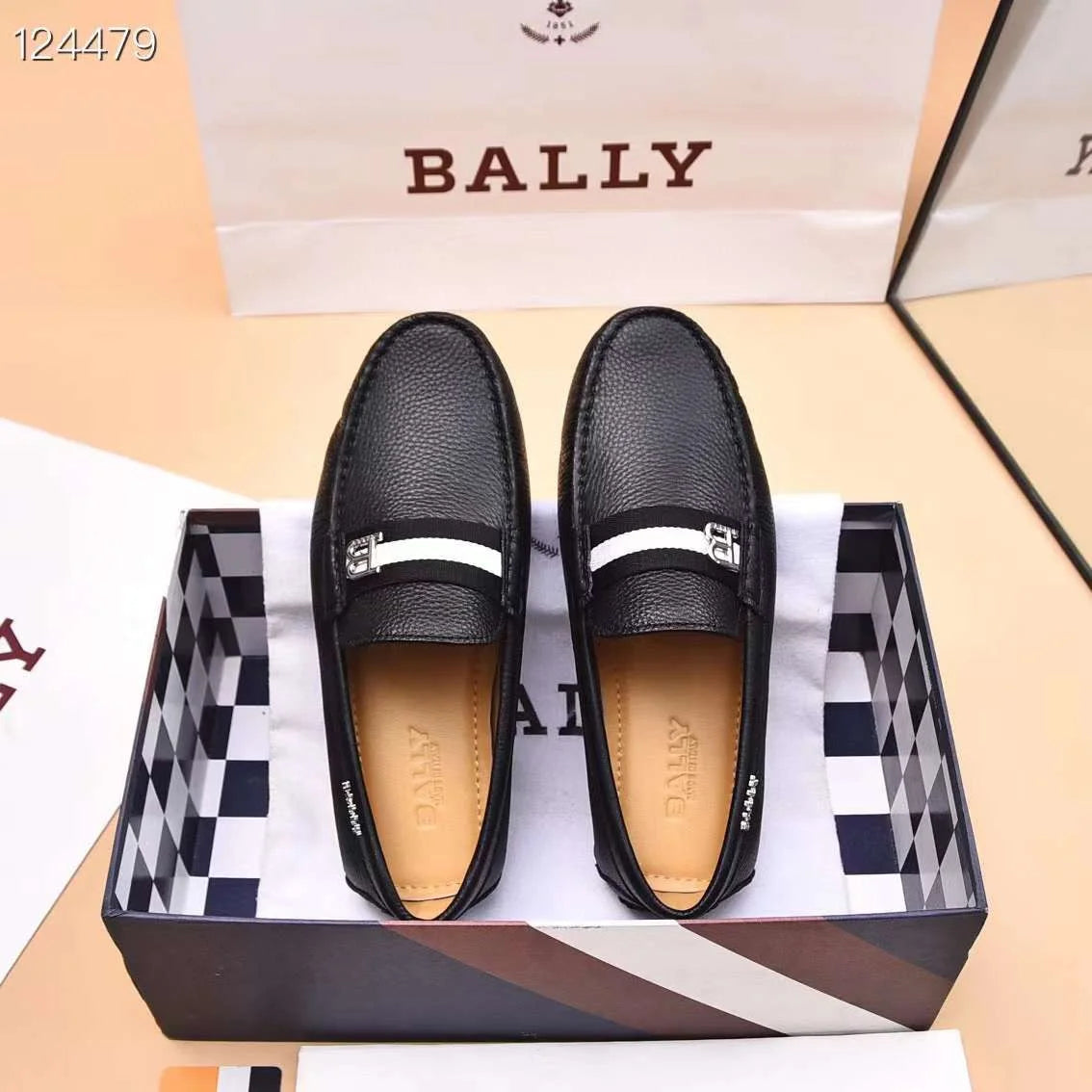 BALLY || Philip Slip-On Black Loafers For Men