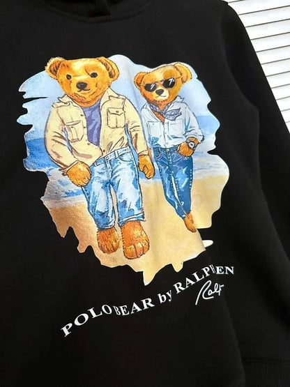 POLO RALPH LAUREN || The Ralph & Ricky Bear Fleece Hoodie