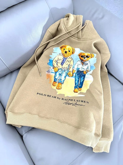 POLO RALPH LAUREN || The Ralph & Ricky Bear Fleece Hoodie