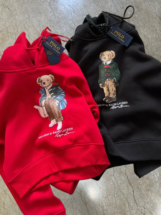 POLO RALPH LAUREN || Deals Hoodie Teddy Bear Women's Sweatshirt