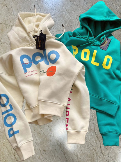 POLO RALPH LAUREN || Deals Hoodie Teddy Bear Women's Sweatshirt