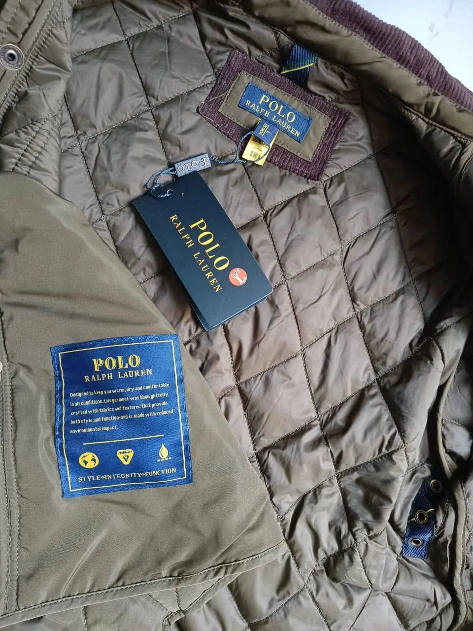 POLO RALPH LAUREN || Long Sleeve Water-Repellent Quilted Jacket