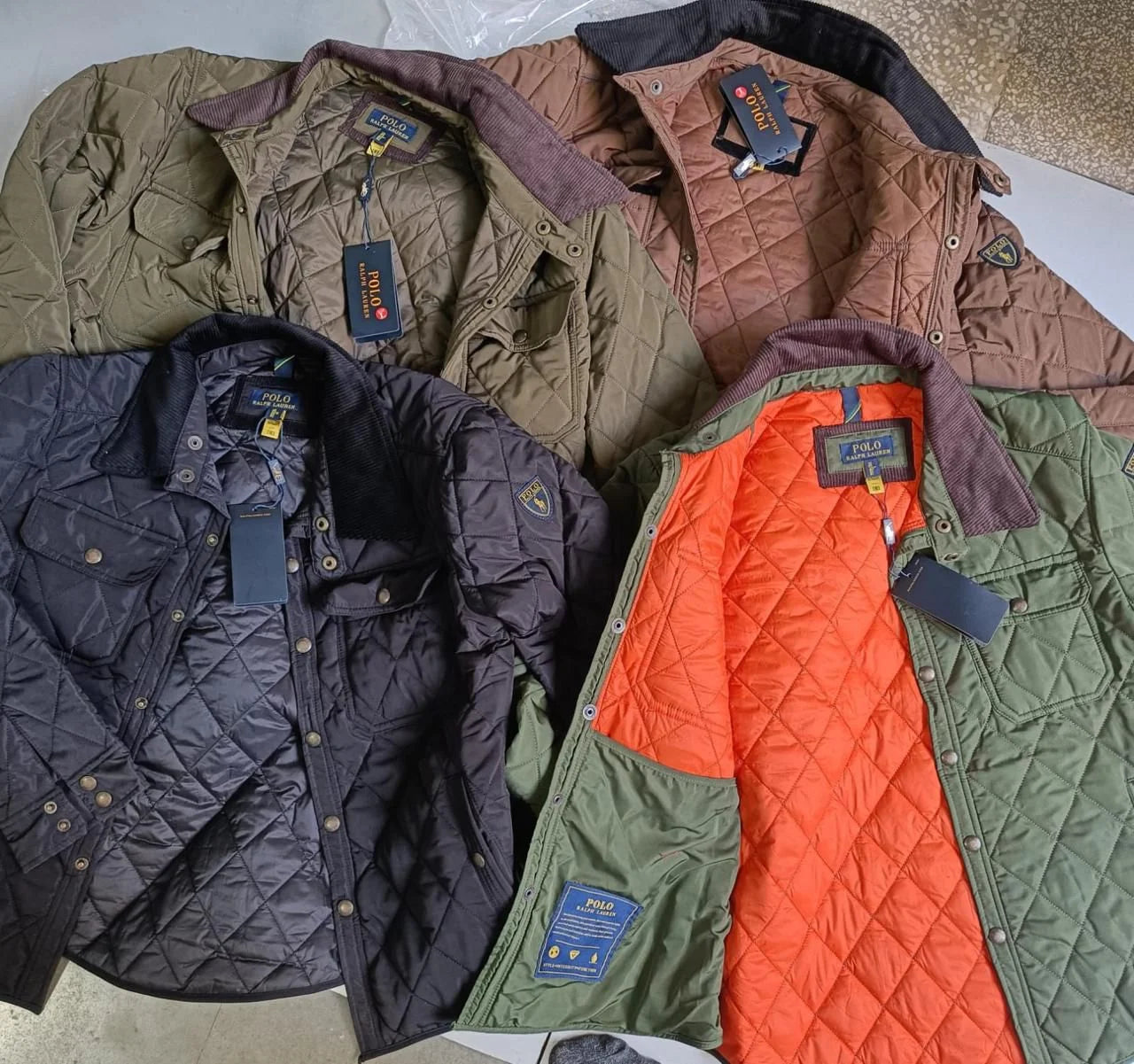 POLO RALPH LAUREN || Long Sleeve Water-Repellent Quilted Jacket