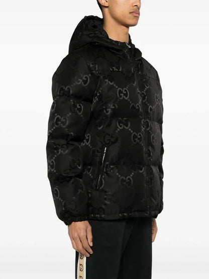 GUCCI || Jumbo Gg Nylon Canvas Goose-Down Jacket Men