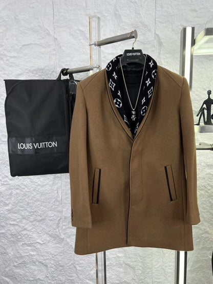 LOUIS VUITTON ||  Wool Cashmere Tailored Long Coat