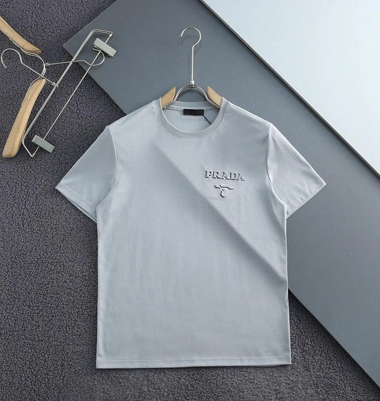 PRADA || Raised Logo Round-Neck Oversized T-Shirt