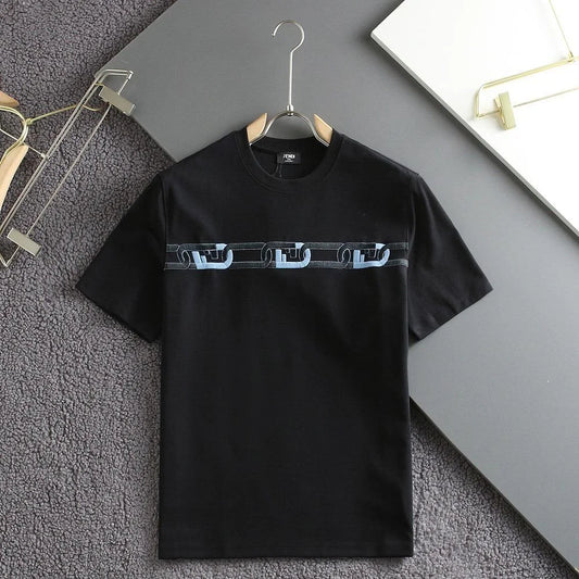 FENDI || High-Quality Polyester Men's Plus Turtleneck Tees