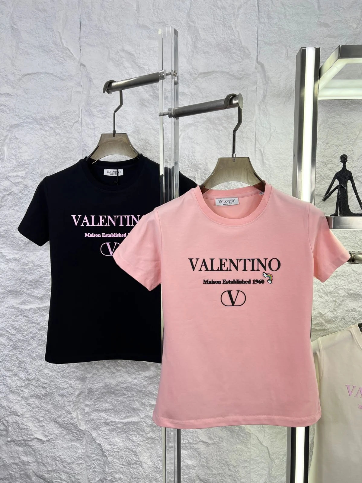 VALENTINO || Vintage Valentino Italy Big Logo T-Shirt For Her