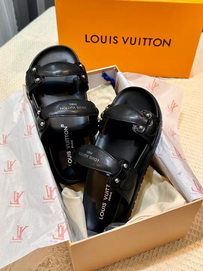 LOUIS VUITTON || Bom Dia Comfort Mule Slipper- FASHION MYST