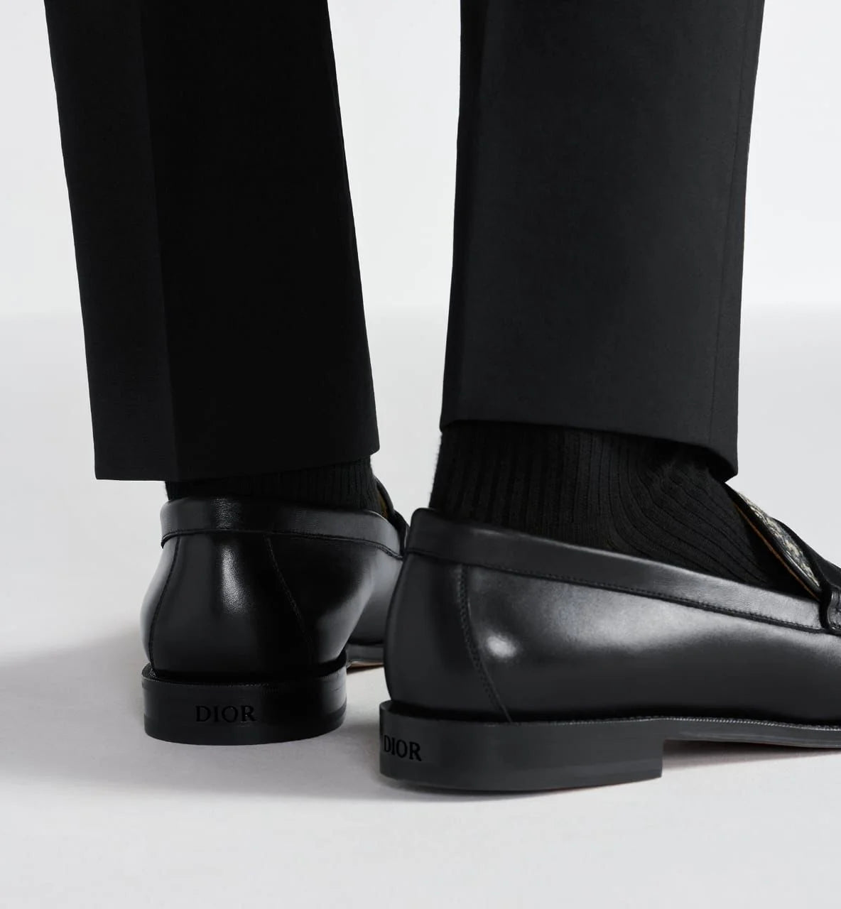 CHRISTIAN DIOR || Granville Loafer Black Smooth Calfskin
