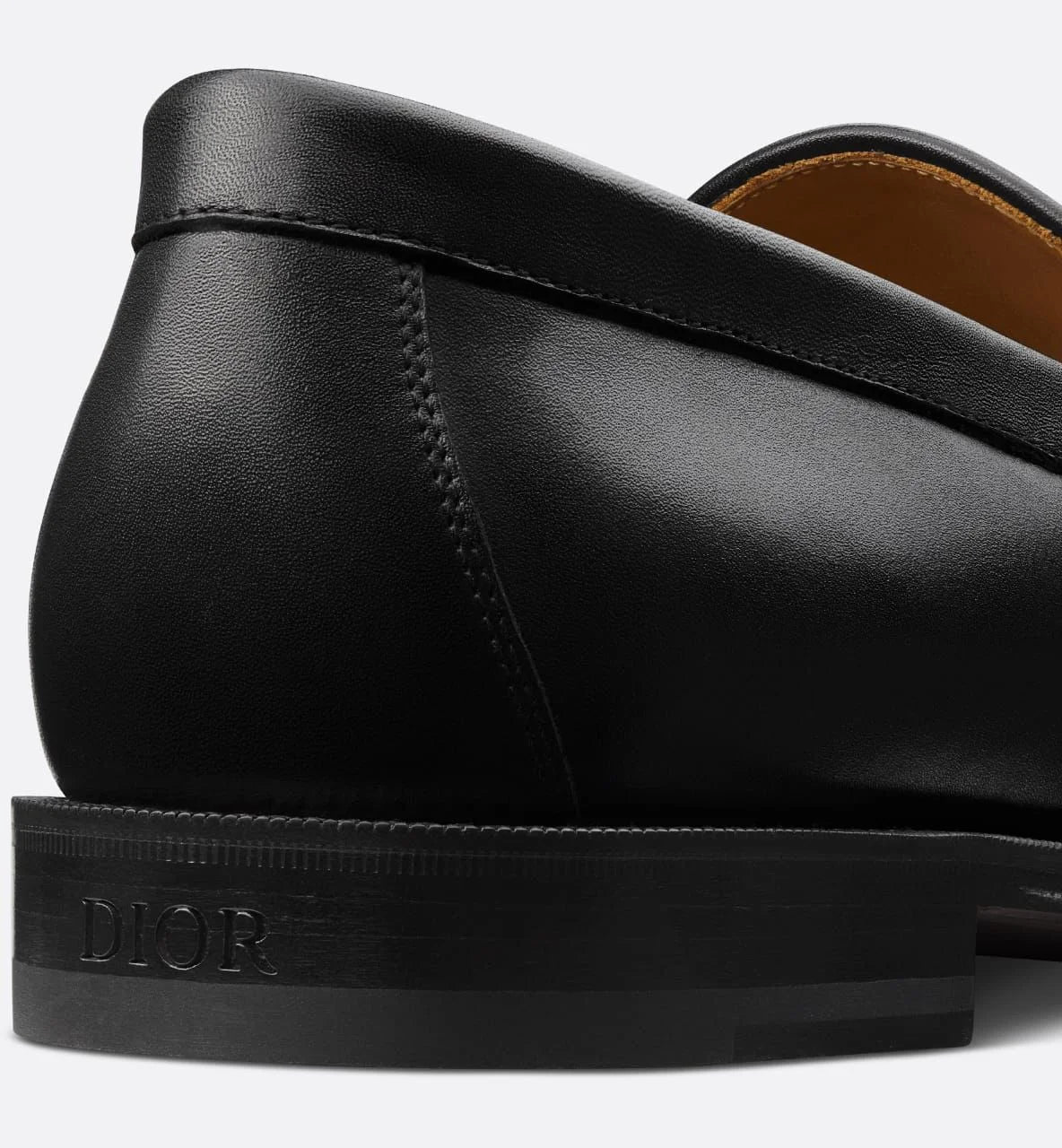 CHRISTIAN DIOR || Granville Loafer Black Smooth Calfskin With Beige and Black Dior Oblique Jacquard- FASHION MYST