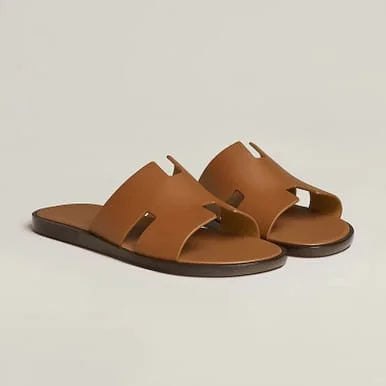 HERMES || Oran Sandal - Iconic "H" Cut-out Leather Slipper