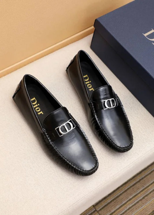 CHRISTIAN DIOR || Dior Granville Loafer in Black Smooth Calfskin