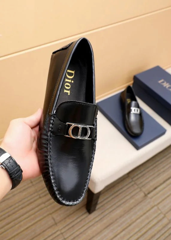 CHRISTIAN DIOR || Dior Granville Loafer in Black Smooth Calfskin