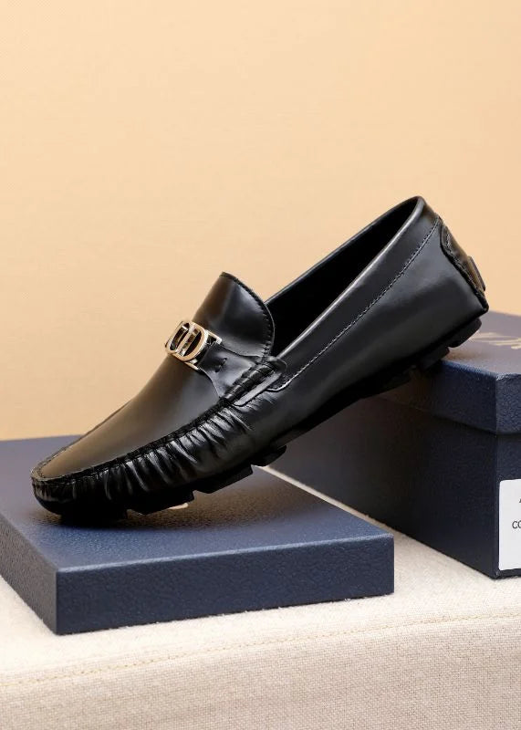 CHRISTIAN DIOR || Dior Granville Loafer in Black Smooth Calfskin