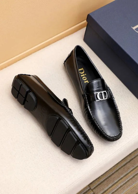 CHRISTIAN DIOR || Dior Granville Loafer in Black Smooth Calfskin