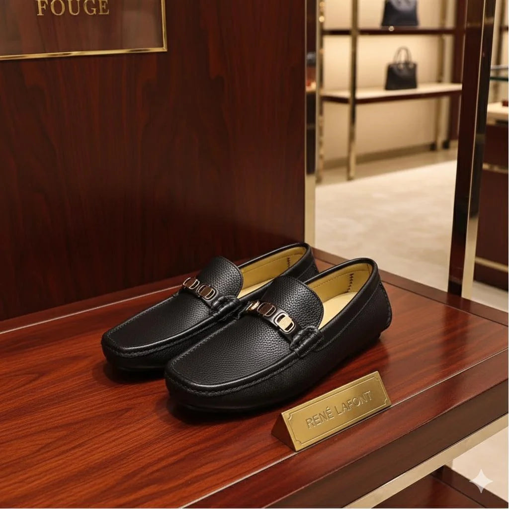 SALVATORE FERRAGAMO || Black Leather Bit Loafer – Italian Luxury Craftsmanship - FASHION MYST