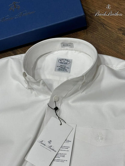 BROOKS BROTHERS || Milano Slim-Fit Button-Down Collar Oxford Shirt