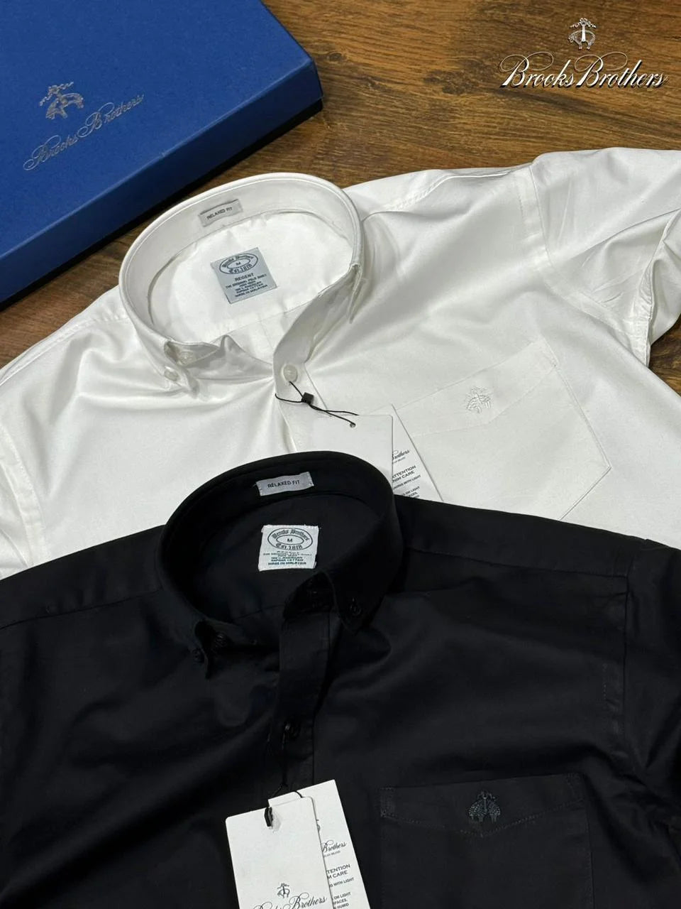 BROOKS BROTHERS || Milano Slim-Fit Button-Down Collar Oxford Shirt