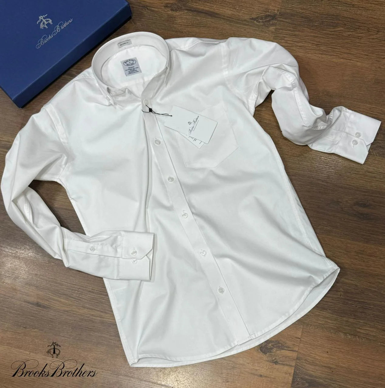 BROOKS BROTHERS || Milano Slim-Fit Button-Down Collar Oxford Shirt