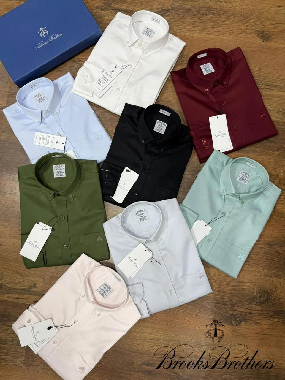 BROOKS BROTHERS || Milano Slim-Fit Button-Down Collar Oxford Shirt