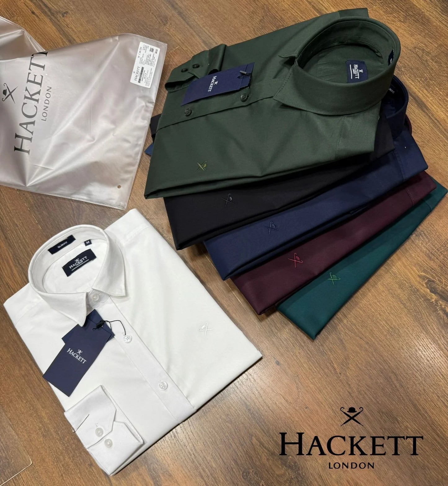 HACKETT ||  London Men's Slim Fit Cotton Oxford Shirt