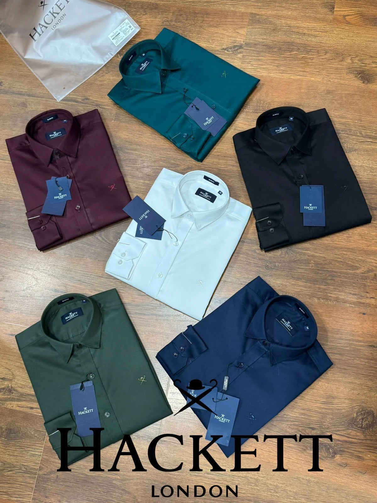 HACKETT ||  London Men's Slim Fit Cotton Oxford Shirt