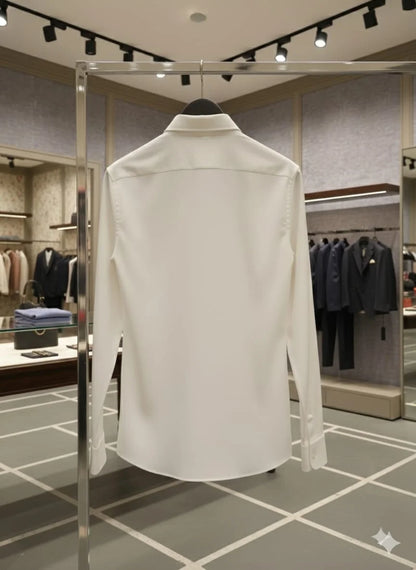 GUCCI || Men's Lion Head Crystal-Embellished Cotton Poplin Shirt