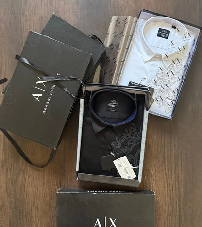 ARM*NI EXCH*NGE || Men's A|X Logo Graphic T-Shirt - Luxury Slim Fit Cotton Tee- FASHION MYST