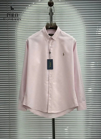 POLO RALPH LAUREN || Men’s Custom Fit Oxford Shirt - 100% 2-Ply Cotton Button-Down- FASHION MYST