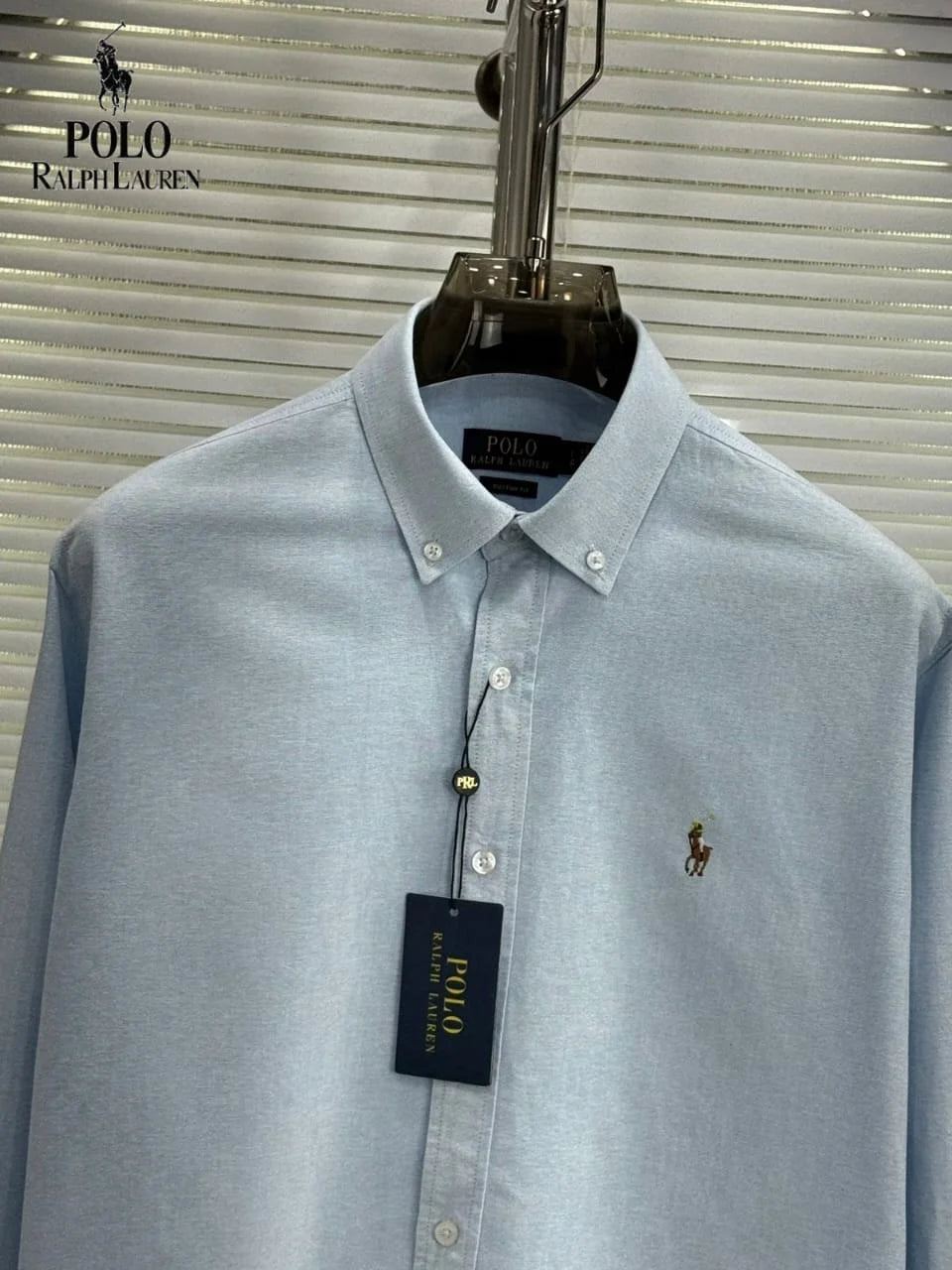POLO RALPH LAUREN || Men’s Custom Fit Oxford Shirt - 100% 2-Ply Cotton Button-Down- FASHION MYST
