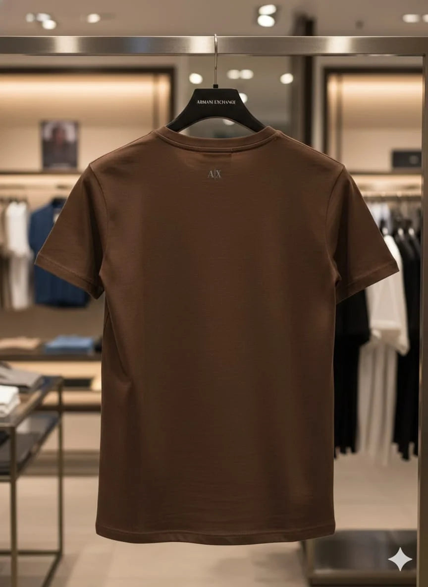 ARM*NI EXCH*NGE || Men's Iconic Graphic Logo Cotton T-Shirt – Premium Slim Fit Crew Neck