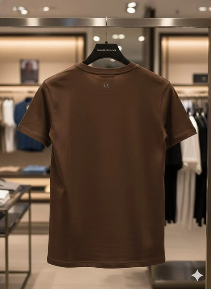 ARM*NI EXCH*NGE || Men's Iconic Graphic Logo Cotton T-Shirt – Premium Slim Fit Crew Neck