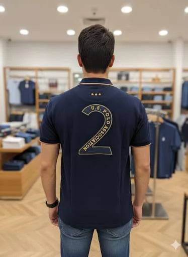 U.S. POLO ASSN. || Men’s Embroidered Polo T-Shirts – Official Game Supplier Edition