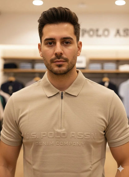 U.S. POLO ASSN. || Men’s Embroidered Polo T-Shirts – Official Game Supplier Edition