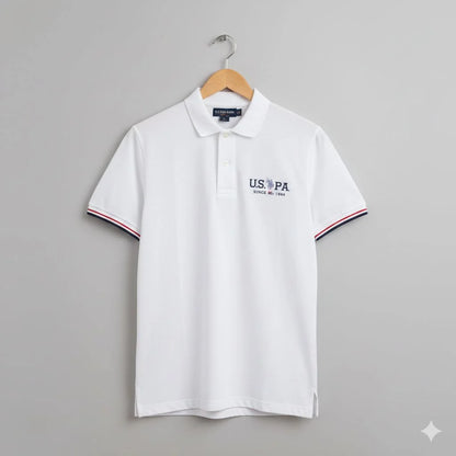 U.S. POLO ASSN. || Men’s Embroidered Polo T-Shirts – Official Game Supplier Edition