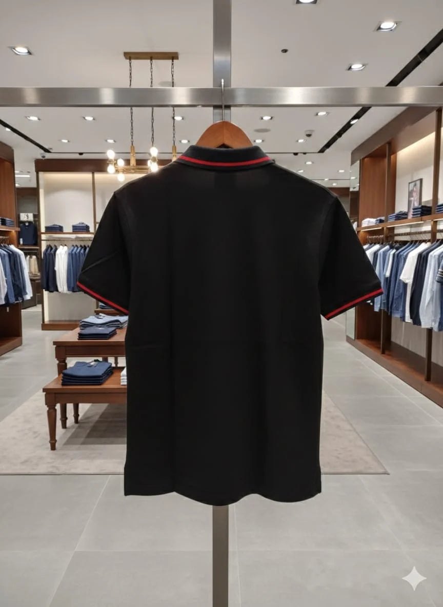 BOSS x Porsche Collection: Slim-Fit Piqué Polo Shirt with Contrast Tipping