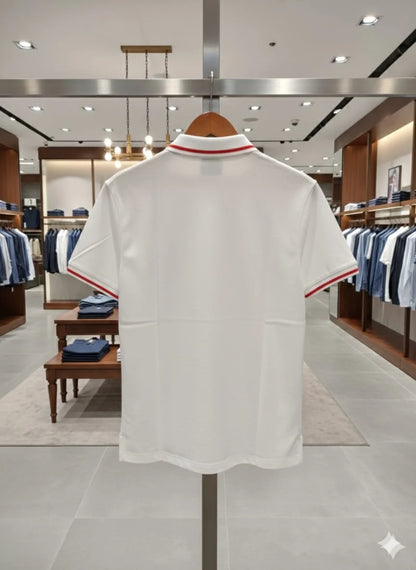 BOSS x Porsche Collection: Slim-Fit Piqué Polo Shirt with Contrast Tipping