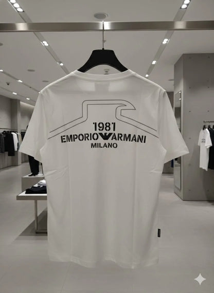 EMP*RIO ARM*NI || Men’s Heritage 1981 Graphic T-Shirt – Premium Cotton Crew Neck