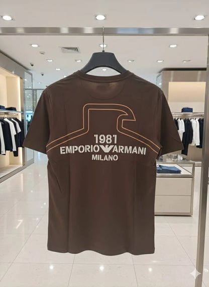 EMP*RIO ARM*NI || Men’s Heritage 1981 Graphic T-Shirt – Premium Cotton Crew Neck