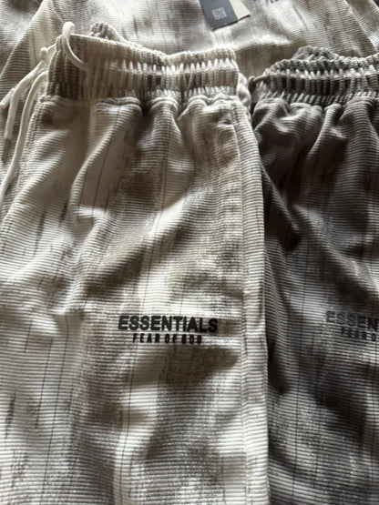 ESSENTIALS || Fear of God Ribbed Knit T-Shirt & Jogger Set – Premium Streetwear