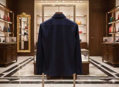 GUCCI || Men’s Interlocking G Starburst Oxford Shirt – Slim Fit Embroidered Button-Down