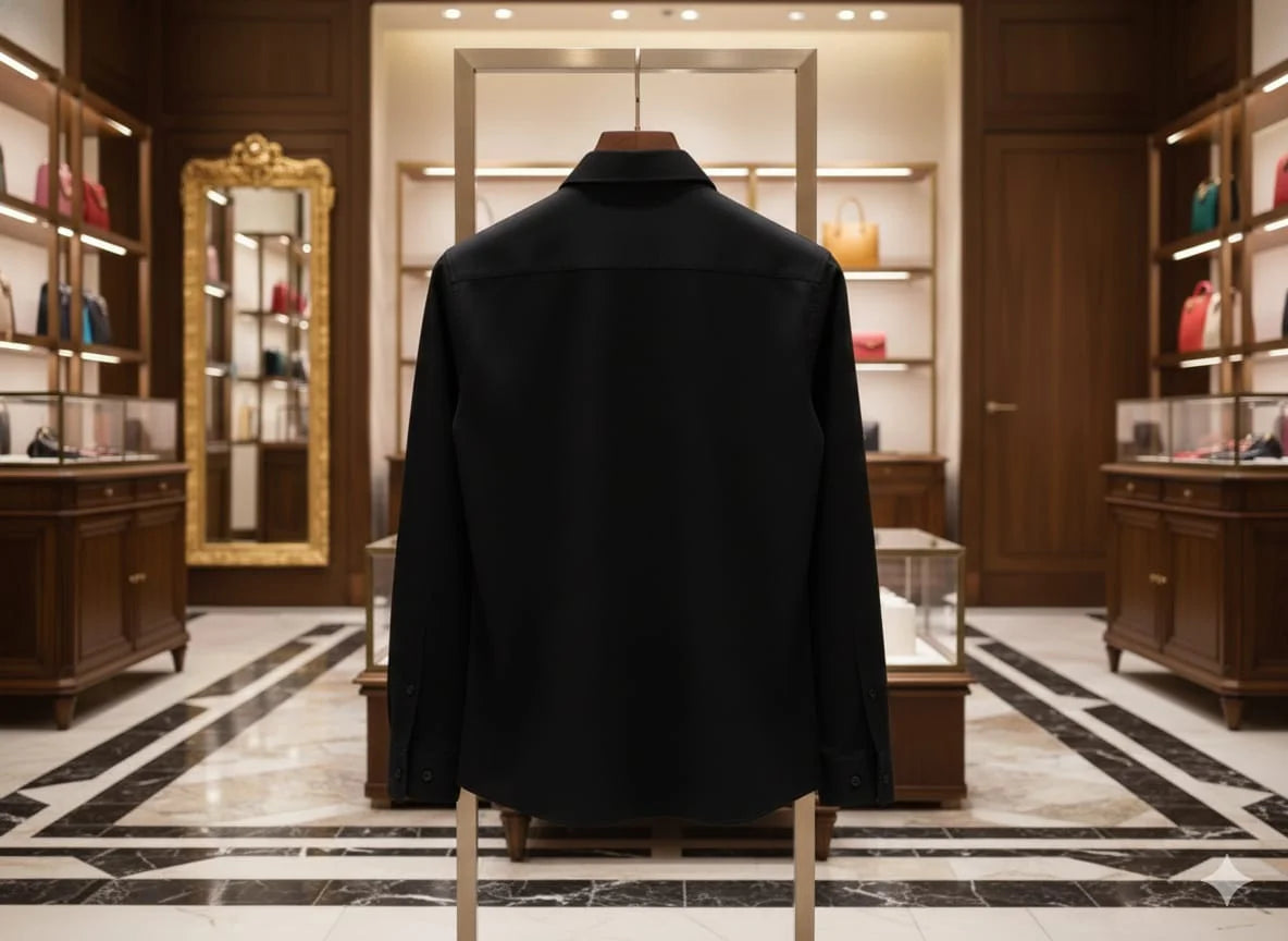 GUCCI || Men’s Interlocking G Starburst Oxford Shirt – Slim Fit Embroidered Button-Down