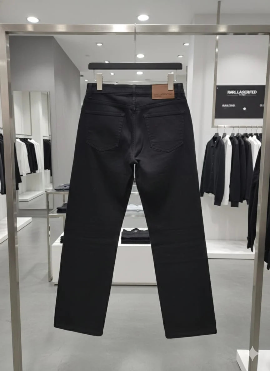 KARL LAGERFELD || Men’s Premium Slim-Fit Chino Trousers – Essential Luxury Cotton Stretch Pants