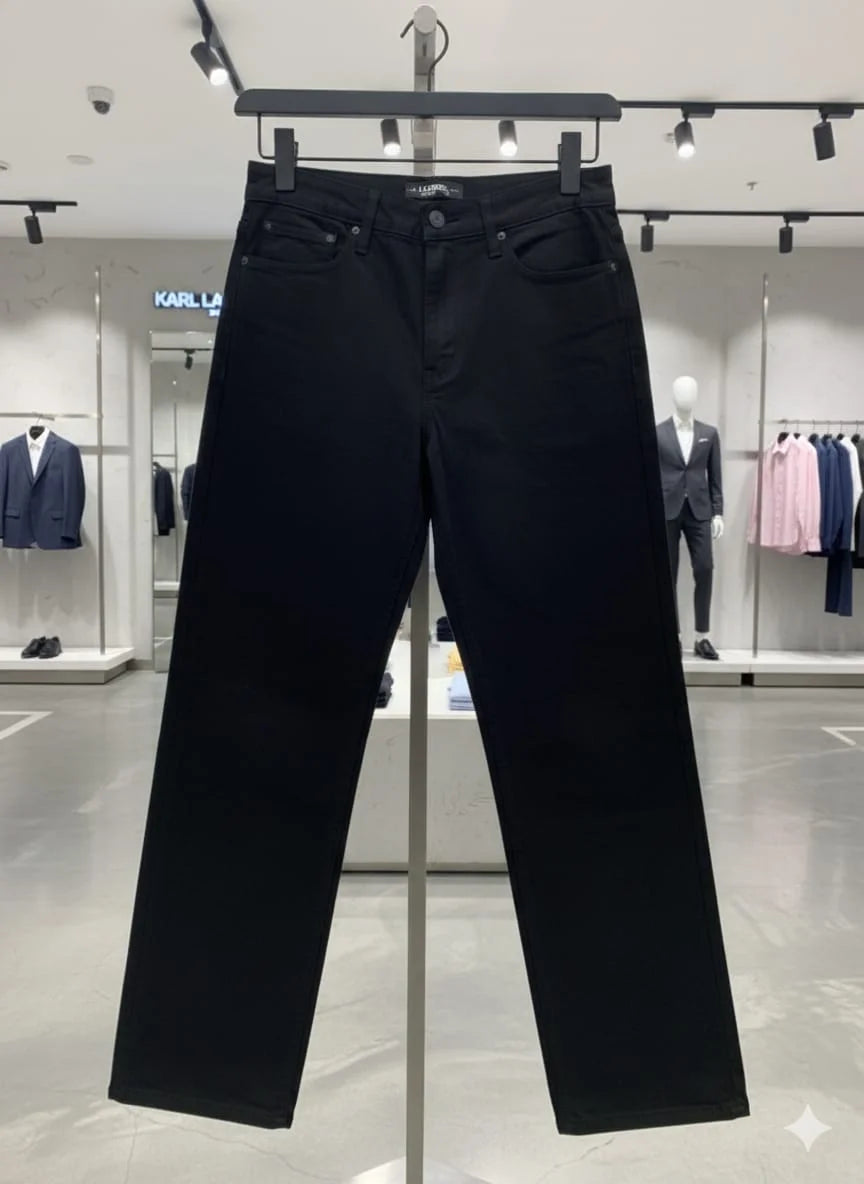 KARL LAGERFELD || Men’s Premium Slim-Fit Chino Trousers – Essential Luxury Cotton Stretch Pants