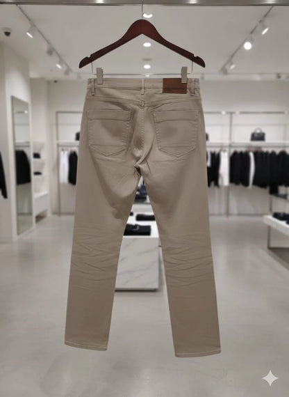 KARL LAGERFELD || Men’s Premium Slim-Fit Chino Trousers – Essential Luxury Cotton Stretch Pants