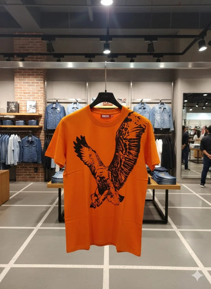 DIESEL || Men’s Graphic Logo T-Shirts – Premium Cotton Crew Neck Streetwear Collection